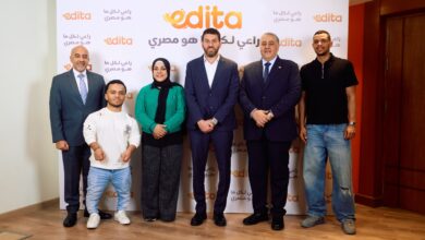 صورة رعاية جدبدة لسارة سمير ومصطفى عسل ومحمد المنياوي استعدادا لأولمبياد لوس أنجلوس