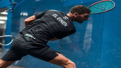 صورة نجم وادى دجلة على ابو العينين يتوج بلقب بطولة سبورتويرك هامبورغ المفتوحة