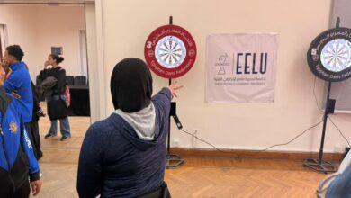 صورة منافسات قوية في بطولة الدارتس بدوري الجامعات