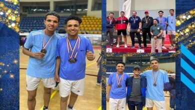 صورة أبطال “الباراليمبية” بنادي جامعة حلوان يحصدون برونزية الجمهورية