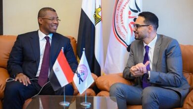 صورة رئيس الاتحاد الإفريقي للچودو يزور مقر الاتحاد المصري لبحث التعاون وتطوير اللعبة