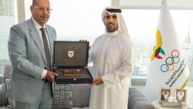 صورة مصر الأولمبية تواصل البناء بحضور استثنائي للشيخ فهد ناصر الصباح ود. حسين المسلم وياسر إدريس