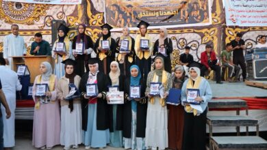 صورة وكيل وزارة الشباب والرياضة بالجيزة يطلق النسخة الثالثة من مبادرة «اجتهدنا ونستحق» لتكريم المتفوقين