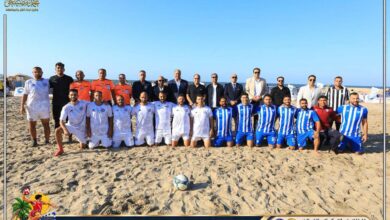 صورة المريخ يفوز على بور فؤاد ويتوج بلقب أول بطولة شاطئية في بورسعيد